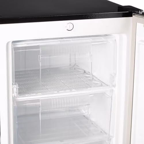 Willow 145L Black Freestanding Upright Tall Freezer – 3