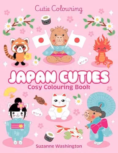 Japan Cuties Cosy Colouring Book by Scholastic