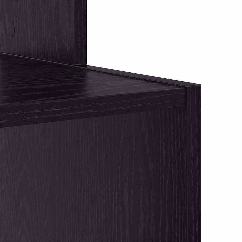 Berkfield Home Black Oak Computer Desk in Black Oak MDF – 7