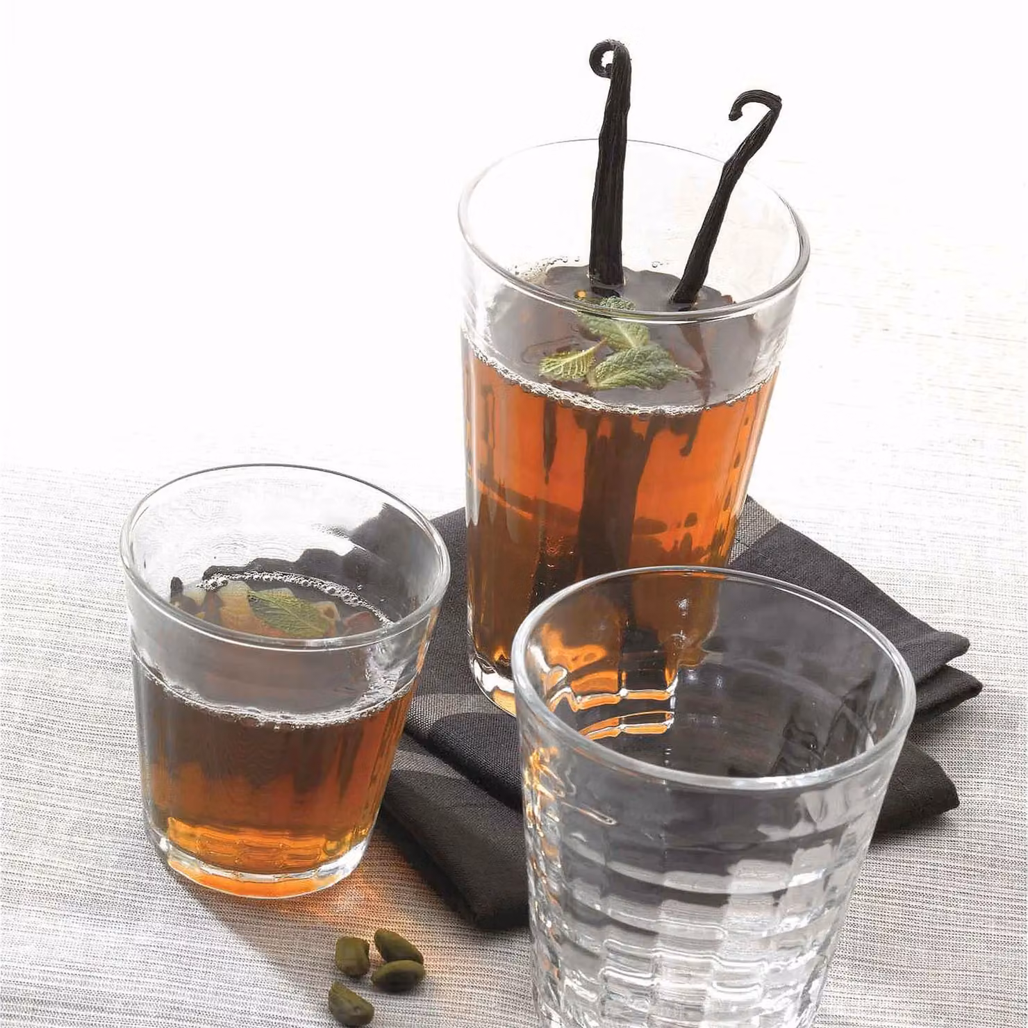 Duralex Prisme Geometric Tumbler, Transparent, 220ml, Pack of 6 – 4