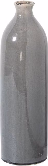 Hill Interiors Garda Gisela Glazed Ceramic Vase in Grey