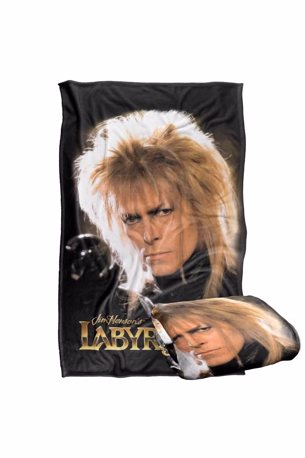 LOGOVISION Jim Henson Labyrinth Jareth Crystal Ball Super Soft Fleece Throw Blanket, Multicolour, W: 91 cm, D: 147 cm – 7