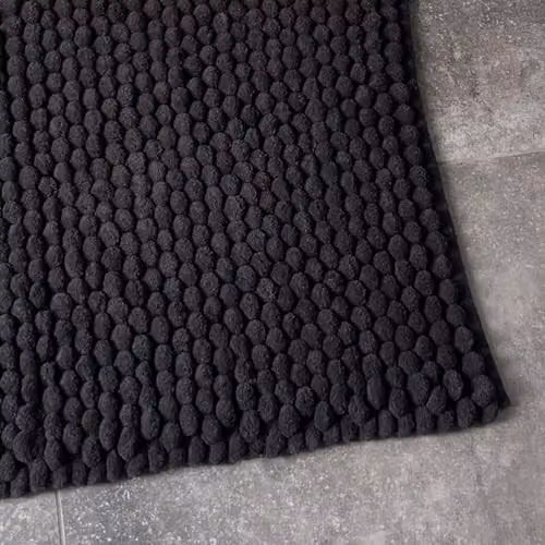 Allure Bath Fashions Luxury Chunky Bobble Bath Mat, Black, W: 80 cm, D: 50 cm – 5