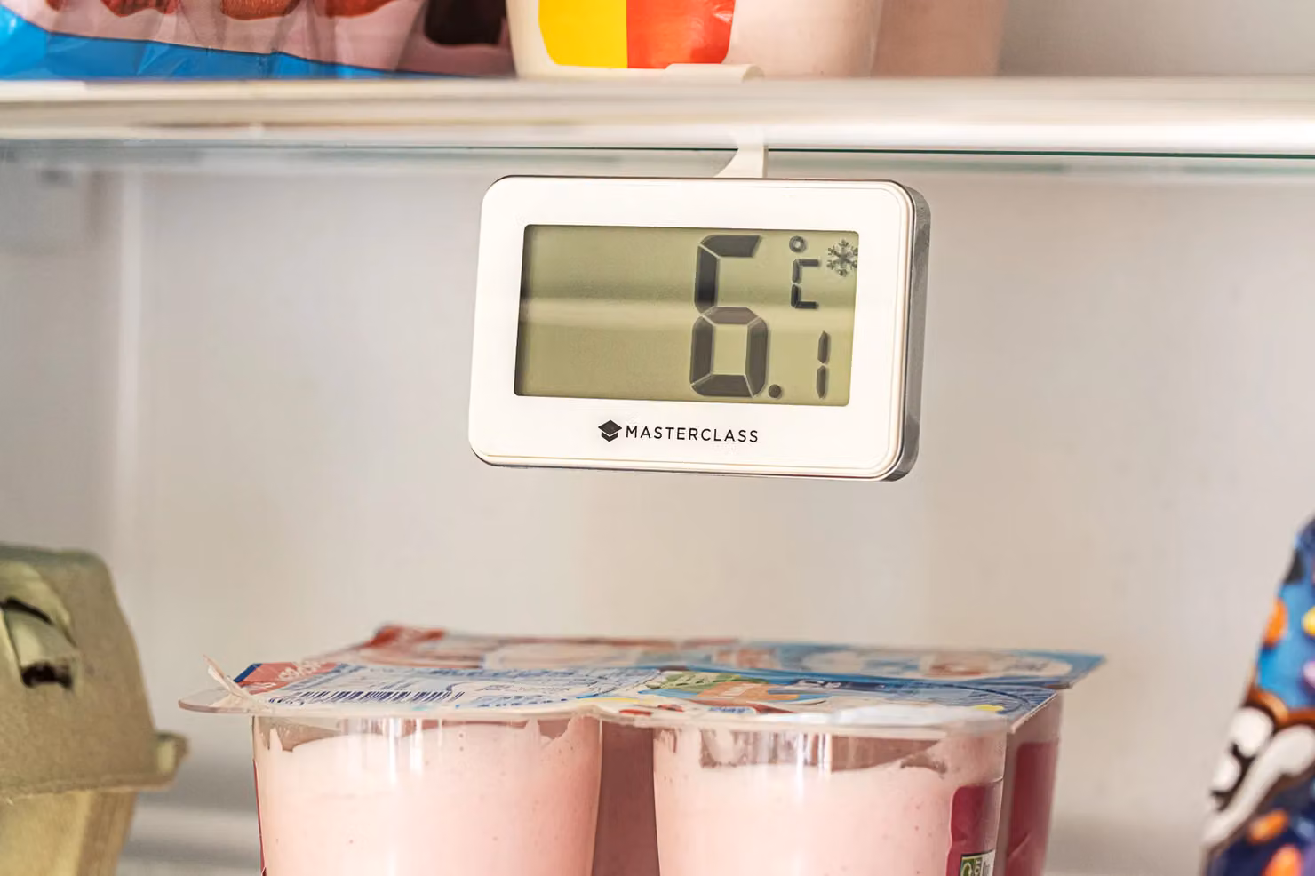 MasterClass Digital Fridge Thermometer in Silver – 3