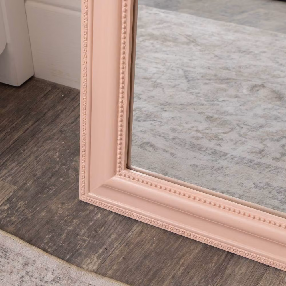 Melody Maison Full Length Arch Leaner and Wall Mirror in Pale Pink, W: 47 cm, H: 142 cm – 2