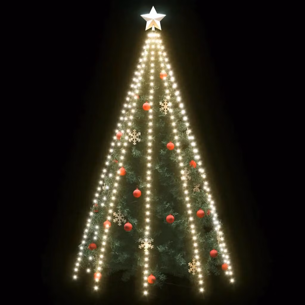 Berkfield Home Christmas Tree Net Lights with 400 Cool White LEDs, 400 cm – 3