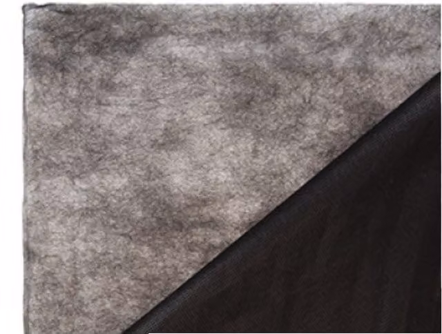 UMKY Black Non-Woven Weed Control Fabric Roll Ground Cover Membrane