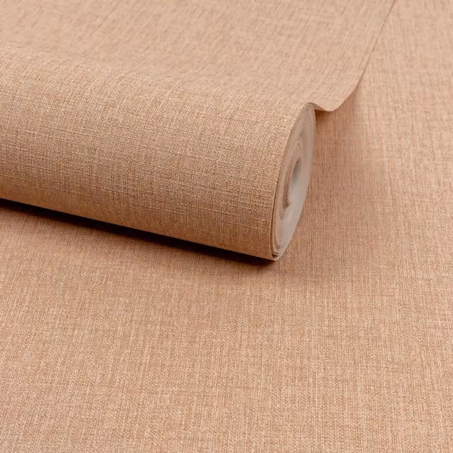 Grandeco Trente Wallpaper in Coral Rust Orange