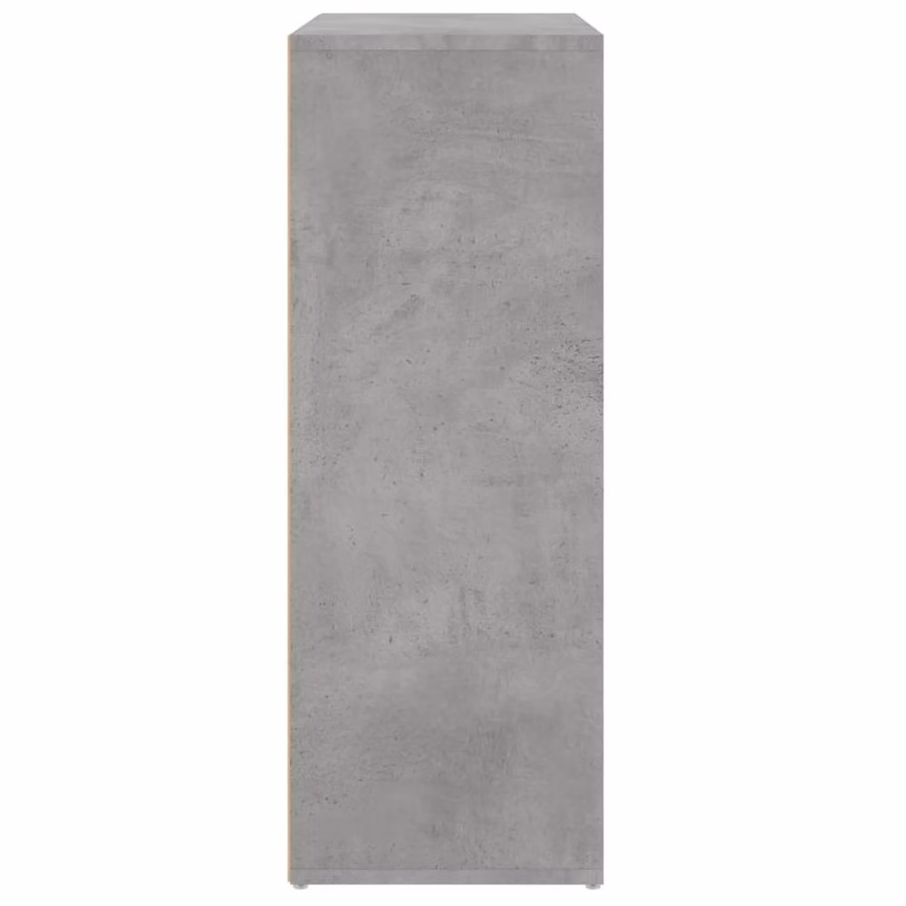 Berkfield Home Set of 2 Modern Sideboards in Concrete Grey, W/D/H: 60 x 31 x 84 cm – 2