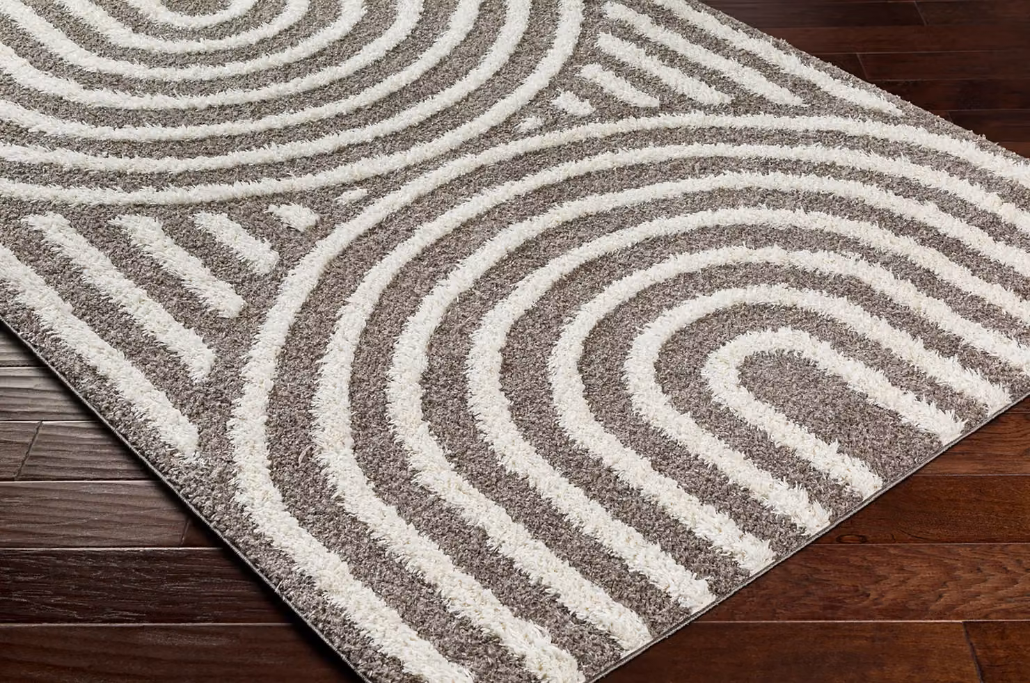 Livabliss Rodos Modern Soft Plush Pile Rug in Charcoal, W: 160 cm, L: 215 cm – 4