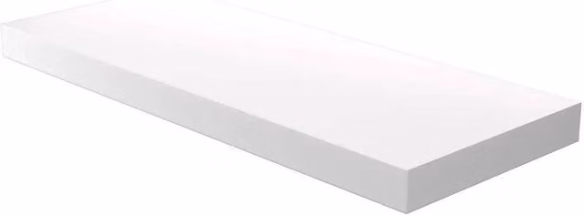 PAWNORA Invisible Floating Wall Shelves in White, 60 cm – 1