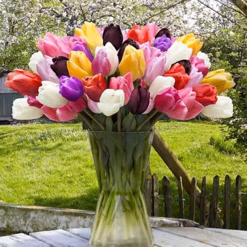 Thompson and Morgan Tulip Everlasting Mixed 8 Hardy Bulbs, Multicolour Spring Flowering Perennials – 2