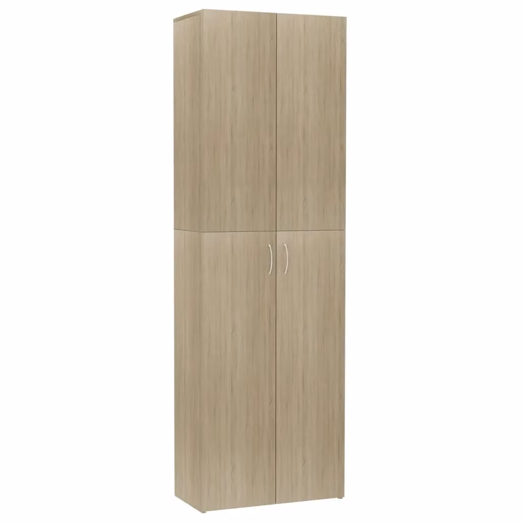Berkfield Home Office Cabinet in Sonoma Oak Brown, W/D/H: 60 x 32 x 190 cm – 2