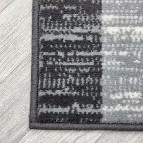 runrug Soft and Luxurious Hallway Runner Rug in Grey, W: 70 cm, L: 210 cm – 4