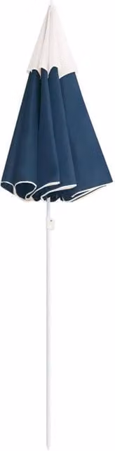 Berkfield Home Blue Outdoor Parasol with Steel Pole and Polyester Canopy