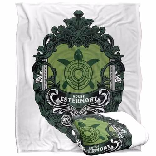 Warner Bros. Game of Thrones House Estermont Super Soft Fleece Throw Blanket, Multicolour