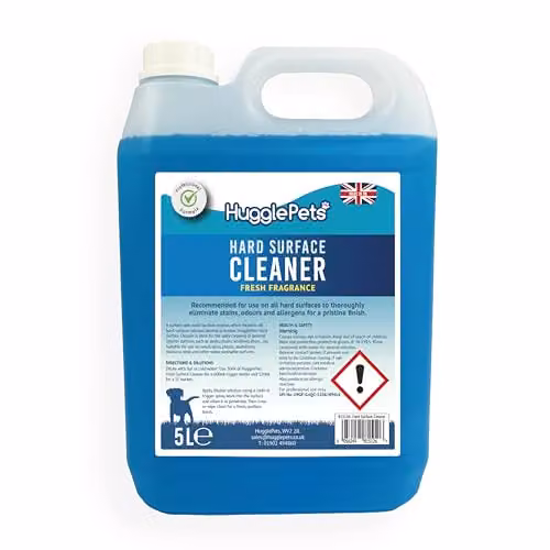 HugglePets Professional Hard Surface Cleaner, Blue, 5L