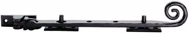Loops Curly-Tail Casement Window Stay, Black, 30.5 cm – 2