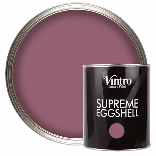 Vintro Eggshell and Satin Furniture Paint for Walls, Wood and Trim, Purple, 1 Litre
