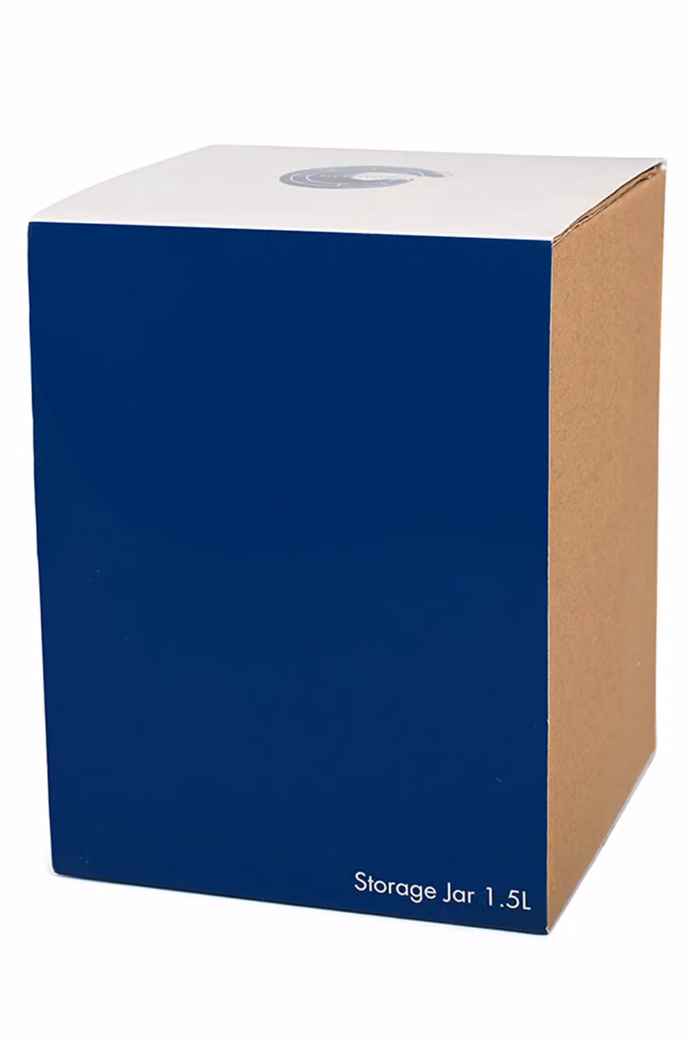 BlissHome Rick Stein Coves of Cornwall Airtight Bone China Storage Jar, 1.5 l, White and Blue – 3