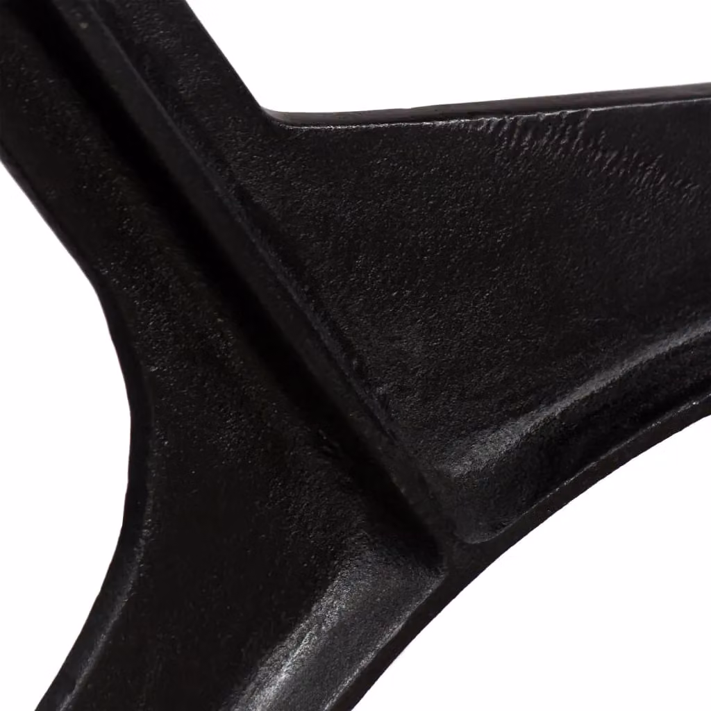 Berkfield Home O-Frame Cast Iron Coffee Table Legs, 2 Pieces, Black – 4