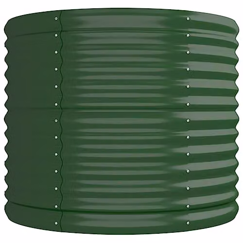 vidaXL Modern Green Metal Garden Planter, W: 296 cm, D: 80 cm, H: 68 cm – 3