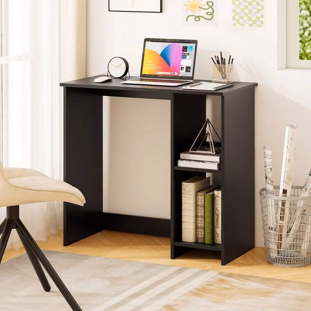 Kelvenix Modern Black Small Computer Desk for Home Office – 4