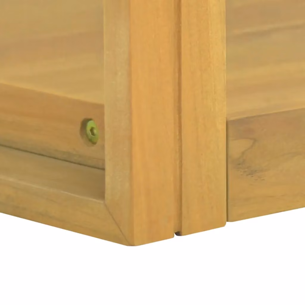 Berkfield Home Brown Solid Teak Wood Bathroom Cabinet W/D/H: 45 x 45 x 35 cm – 2