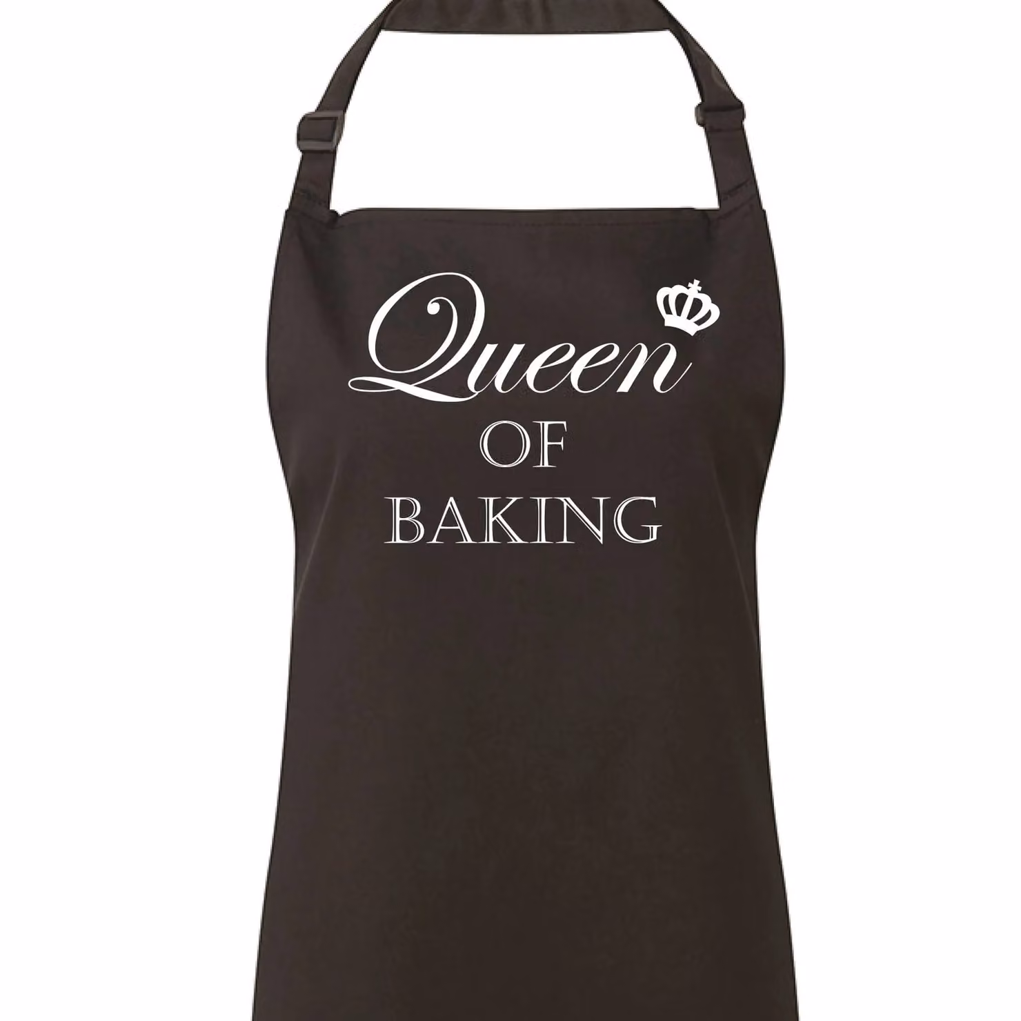 60 Second Makeover Queen Of Baking Women's Apron in Black – 2