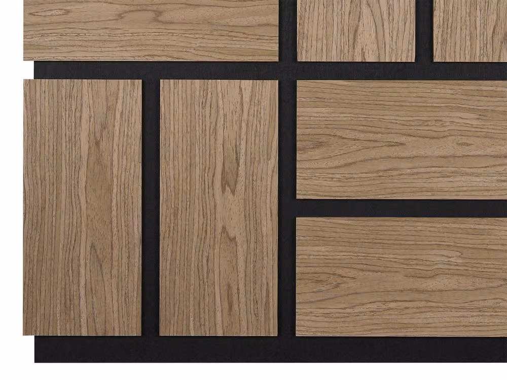 Fuse Acoustic Wooden Parquet Wall Panel in Walnut Effect Brown MDF – 8