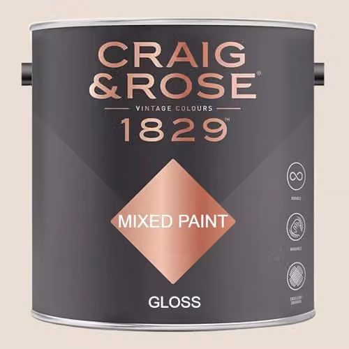 Craig & Rose 1829 Gloss Paint in Broken White, 2.5 l