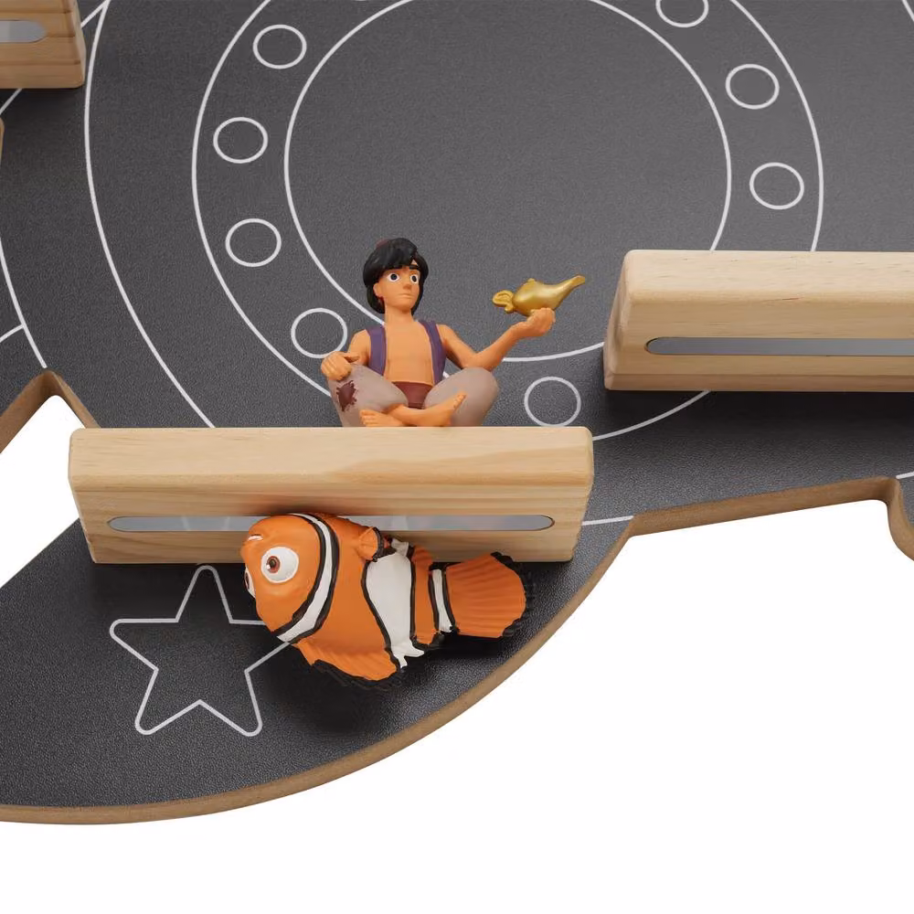 tectake Mylittlestory Rocket Wall Shelf for up to 40 Tonies in Dark Grey – 4