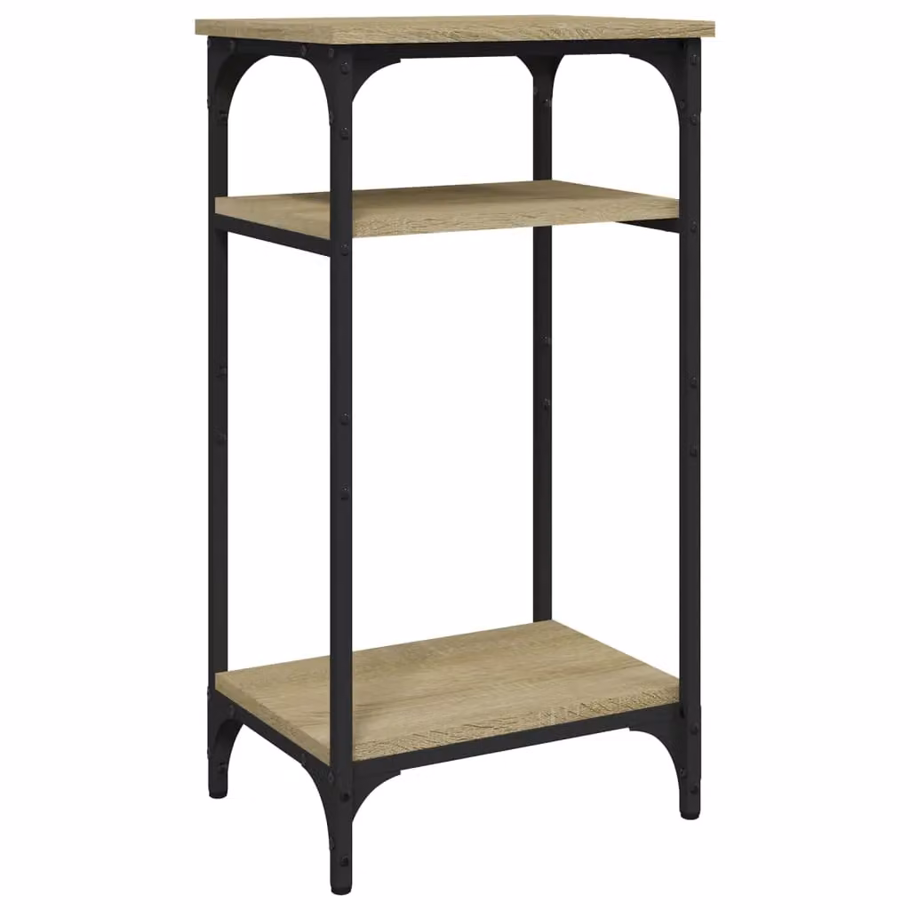 Berkfield Home Sonoma Oak Side Table in Brown, W/D/H: 40 x 30 x 75 cm – 2