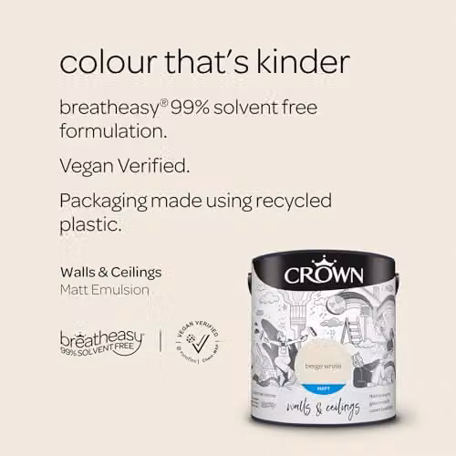 Crown Matt Emulsion Beige White 2.5 l – 2