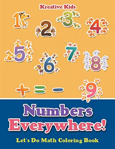 Numbers Everywhere! Let's Do Math Coloring Book by Traudl Whlke for Children – 1