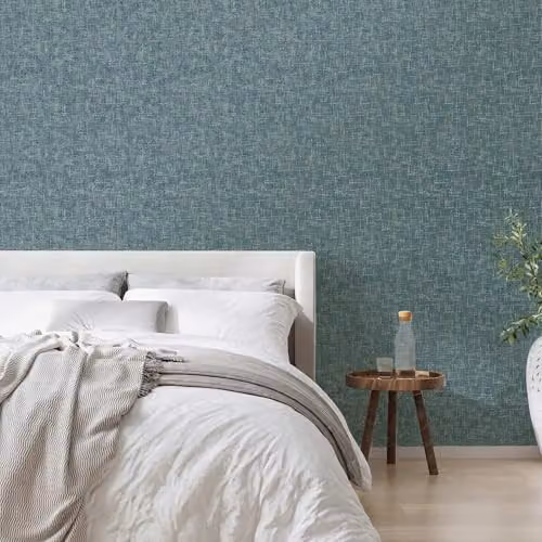 Graham & Brown Superfresco Caress Texture Abstract Wallpaper in Blue, Gold and Petrol – 2