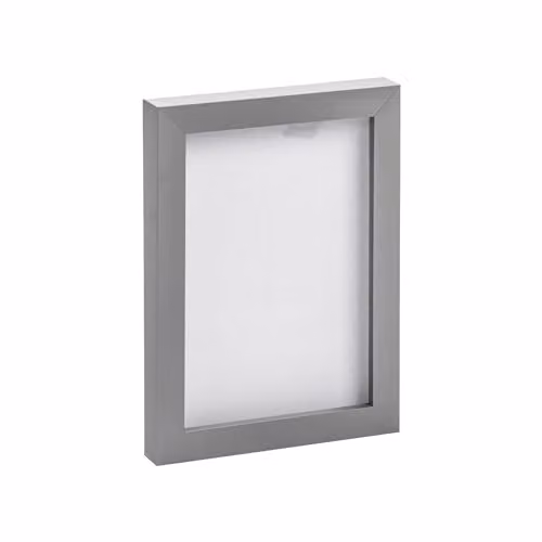 Nicola Spring Rectangular Single Photo Frame in Grey, Fits 5 x 7 inch – 1