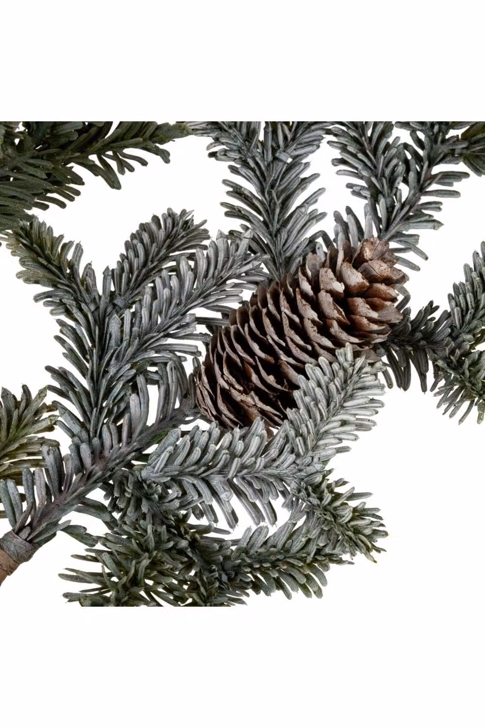 KDMD Woodland Pine Tall Stem with Pinecones, Green Sculptural Faux Stem – 2