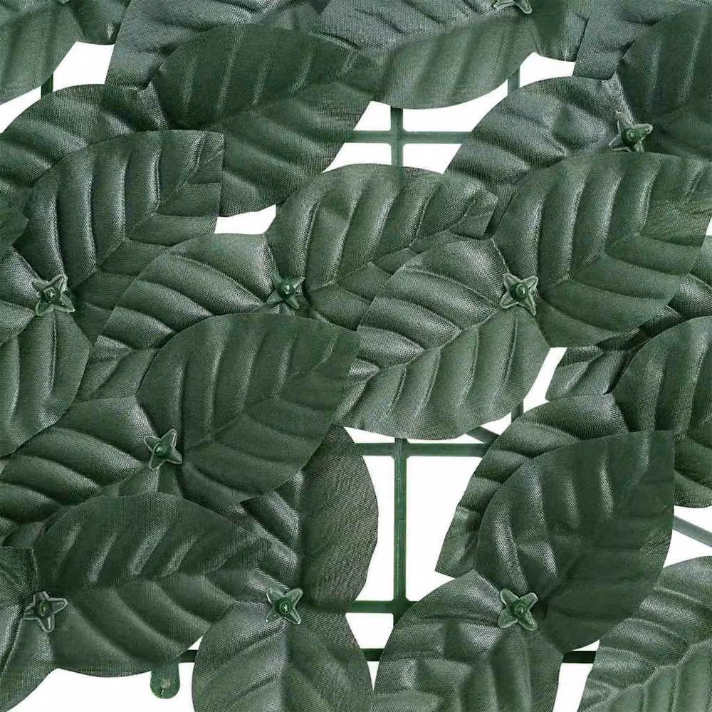 Berkfield Home Green Balcony Cover with Dark Green Leaves, W: 400 cm, H: 150 cm – 3
