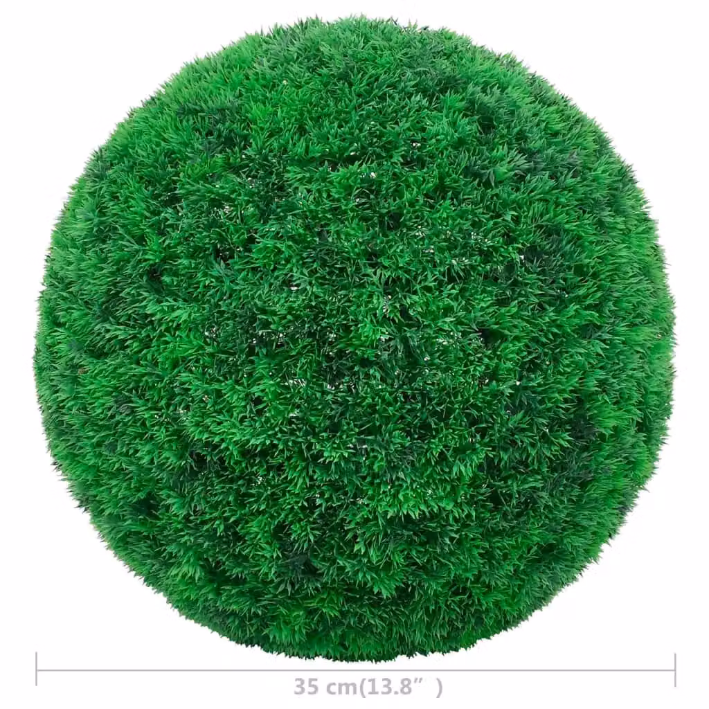 Berkfield Home Artificial Green Boxwood Balls, 2 Pack, Diameter: 35 cm – 3