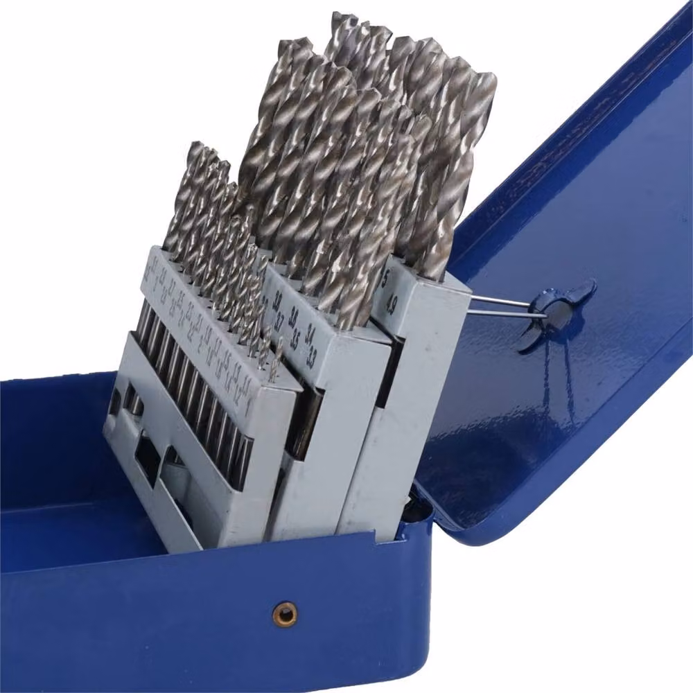 Nordara HSS Stainless Steel Twist Drill Bit Set in Silver, 1mm to 6mm in 0.1mm Increments – 2