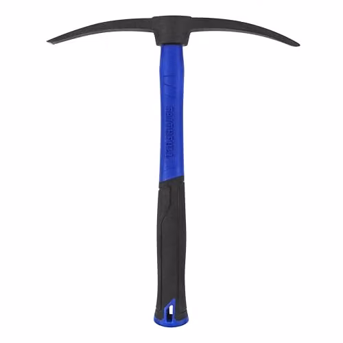 Faithfull Mortar Pick Chisel and Point with Fibreglass Shaft and Black Steel Powder-Coated Finish