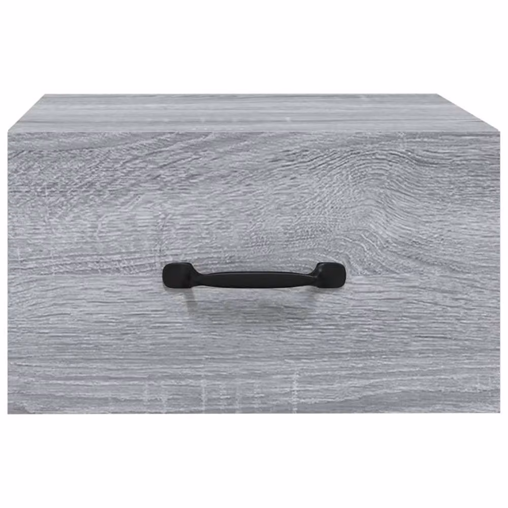 Berkfield Home Wall-mounted Bedside Cabinets, 2 Piece Set in Grey Sonoma, W/D/H: 35 x 35 x 20 cm – 2