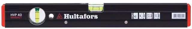 Hultafors HVP40 Craftsman Magnetic Spirit Level, Black, W: 40 cm