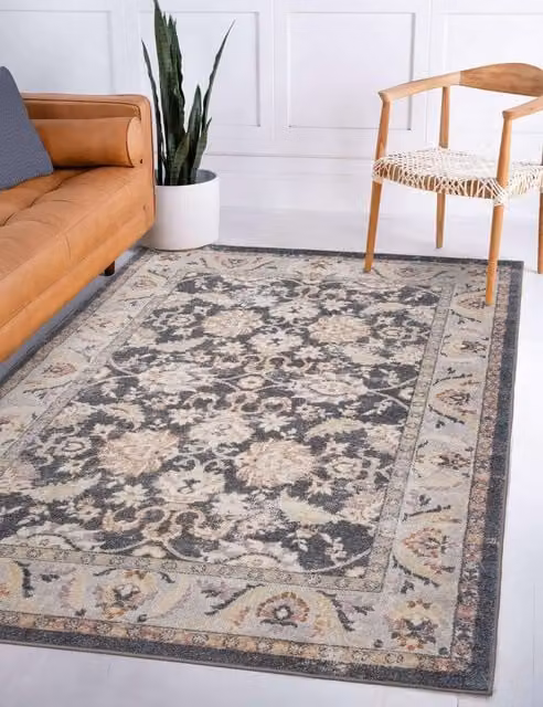 Asiatic Flores Farah Persian Rug in Multicolour Floral Design