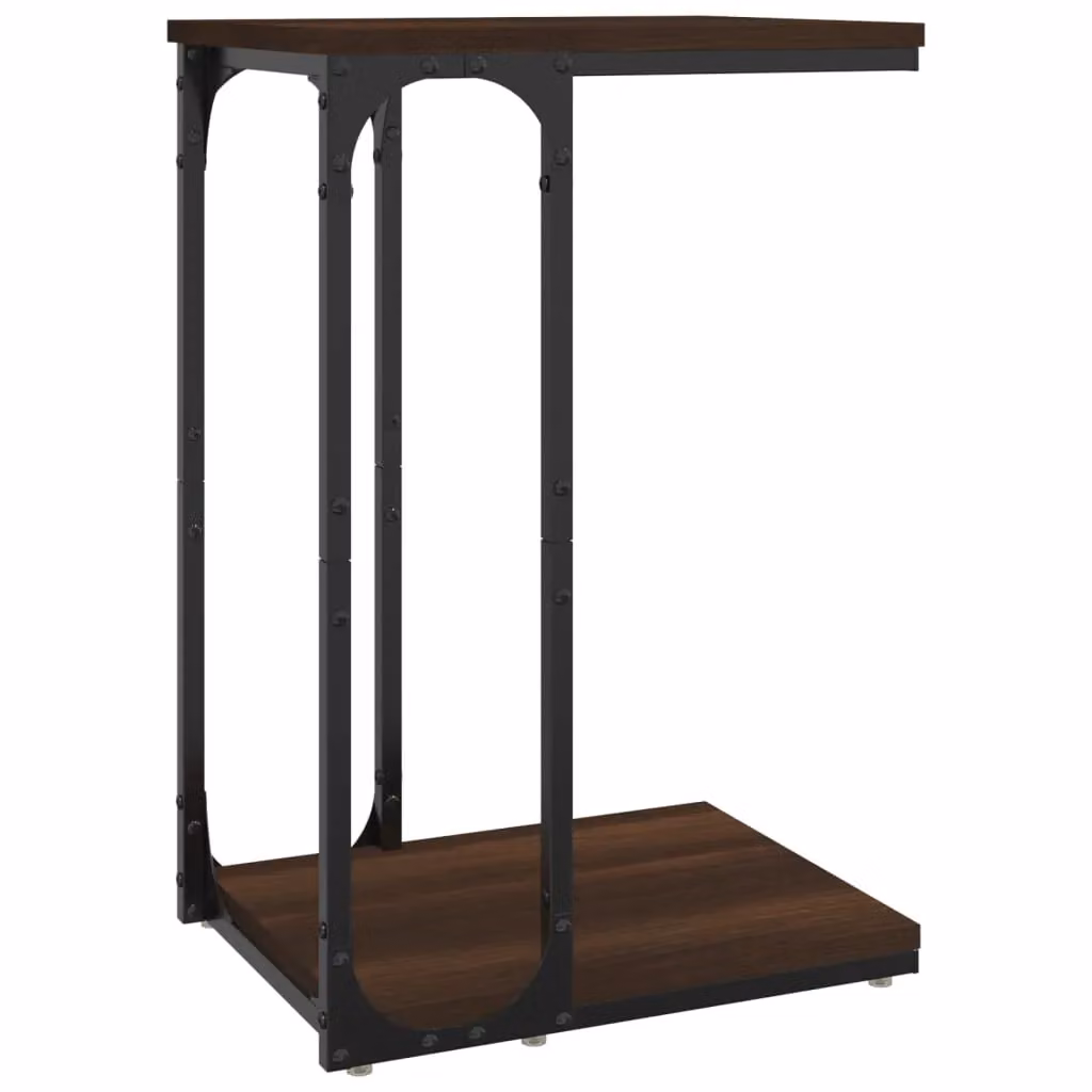 Berkfield Home Brown Oak Side Table, W/D/H: 40 x 30 x 60 cm – 2
