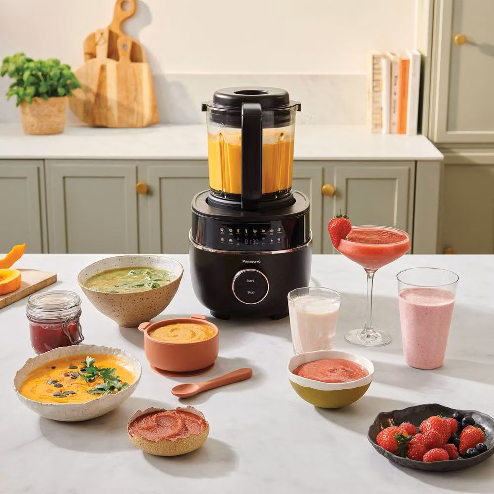 Panasonic 800W Quiet Blender and Soup Maker in Black with Glass Jug – 4