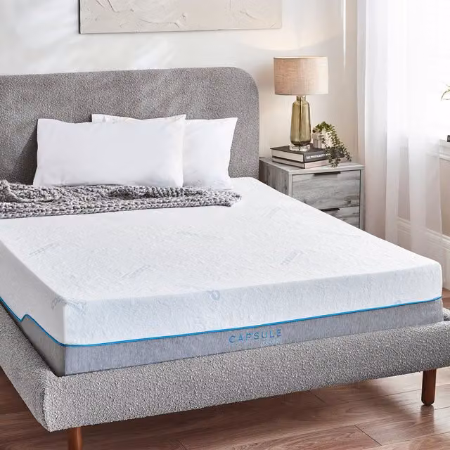 Julian Bowen Capsule Cool Hybrid Mattress in White, W 140 cm x D 200 cm
