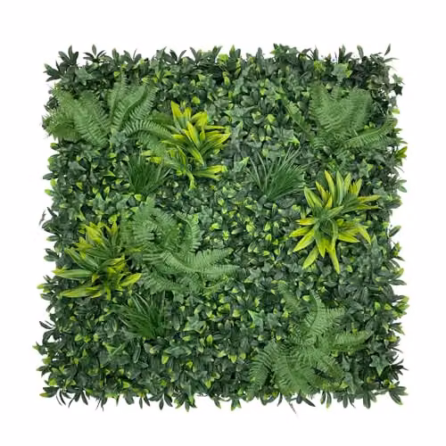 AKA Artificial Green Floral Living Wall Panels, W/H: 100 x 100 cm