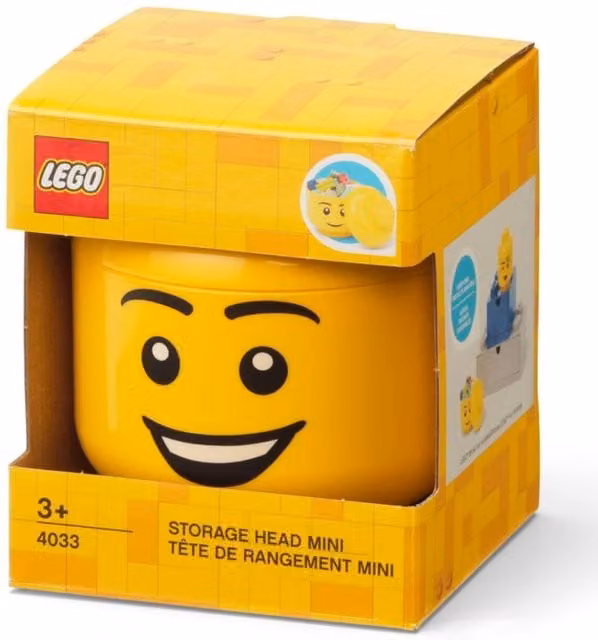 LEGO Storage Head Mini in Yellow